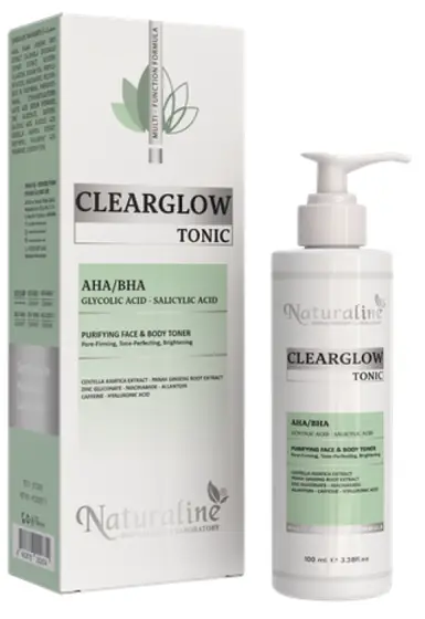 CLEARGLOW TONİK AHA/BHA ARINDIRICI YÜZ & VÜCUT