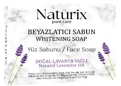 NATURIX DOĞAL LAVANTA YAĞLI BEYAZLATICI SABUN
