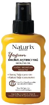 NATURIX BRONZLAŞTIRICI KAKAO VE HAVUÇ YAĞI 15 SPF
