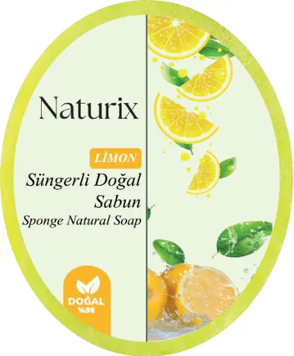 NATURİX SÜNGERLİ SABUN - LİMON