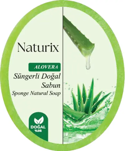 NATURİX SÜNGERLİ SABUN - ALOE VERA