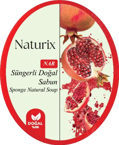 NATURİX SÜNGERLİ SABUN - NAR