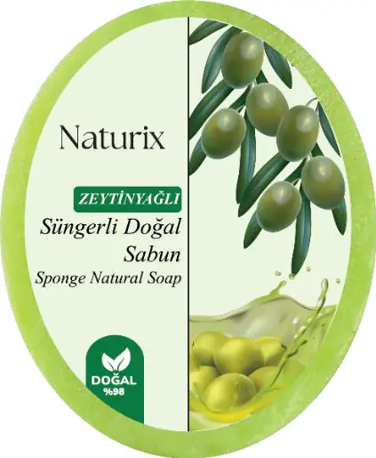 NATURİX SÜNGERLİ SABUN - ZEYTİNYAĞLI