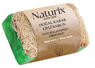 NATURİX KABAK LİFLİ SABUN - ALOE VERA