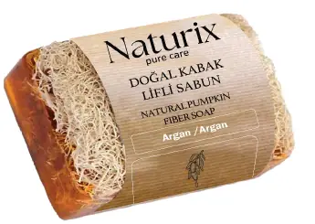 NATURİX KABAK LİFLİ SABUN - ARGAN