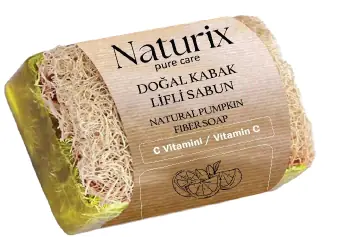 NATURİX KABAK LİFLİ SABUN - LİMON