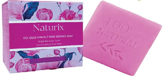 NATURİX KARE SABUN - TÜRK GÜLÜ