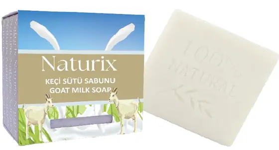 NATURİX KARE SABUN - KEÇİ SÜTLÜ