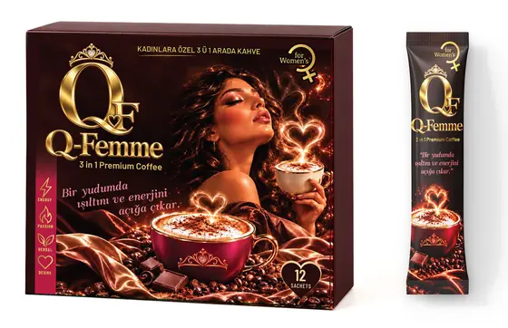 Q-FEMME BAYAN ÖZEL 3 Ü 1 ARADA KAHVE